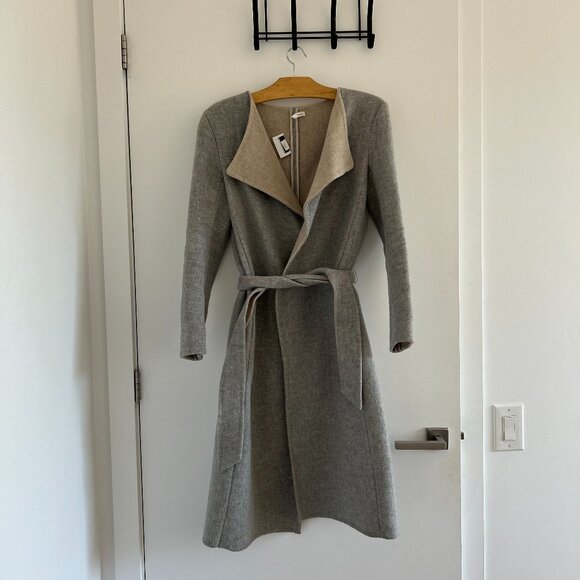 Club Monaco Wool wrap coat - Picture 1 of 10